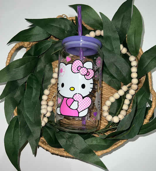 Spring Kitty w/Purple Plastic Lid