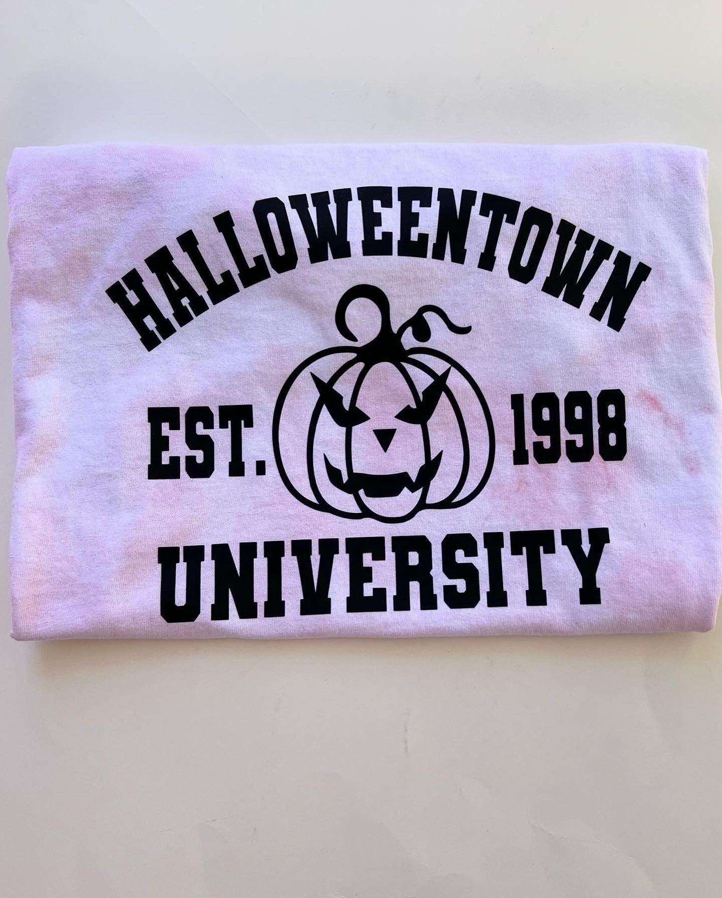 Tye Dye Halloween Town T-shirt