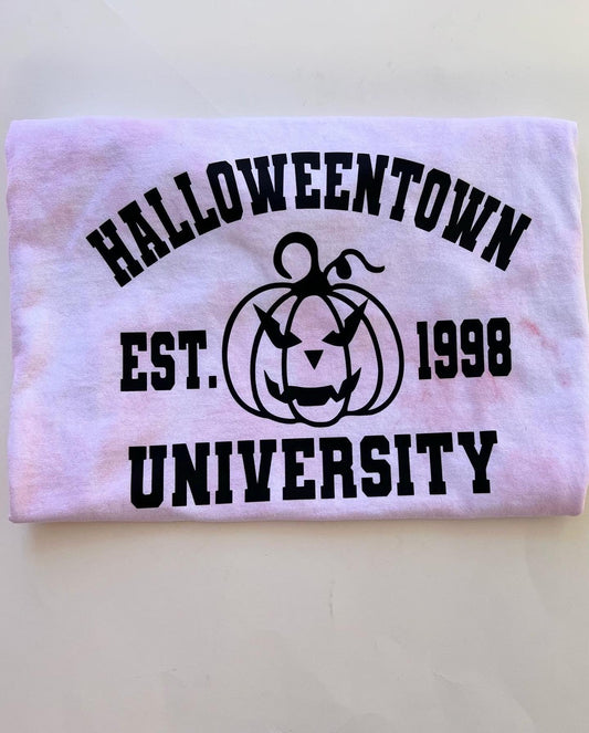 Tye Dye Halloween Town T-shirt