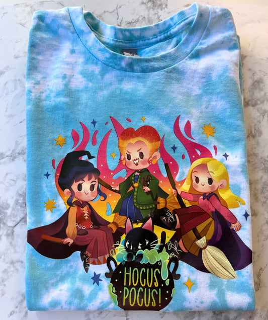 Hocus Pocus Glow In The Dark Tye Dye T-shirt