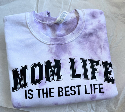 Mom Life Tye Dye Crewneck