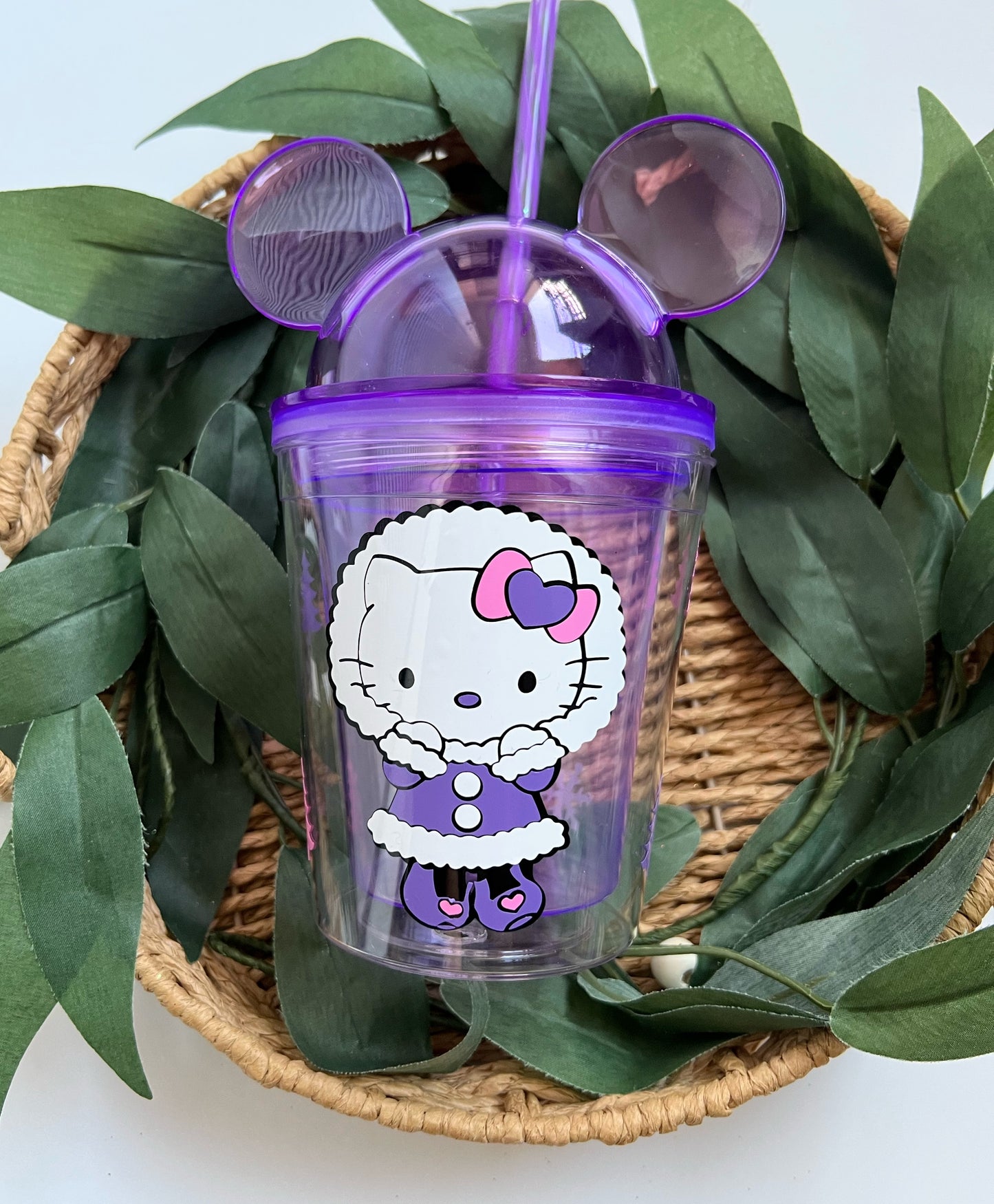 10oz Hello Kitty Kids Snowglobe Tumbler