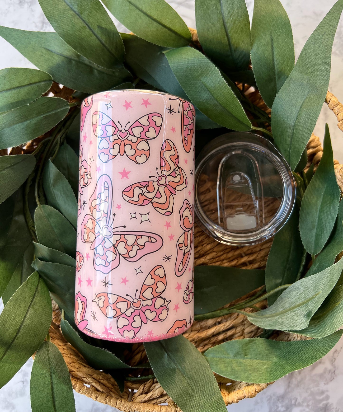 12oz Butterfly Tumbler